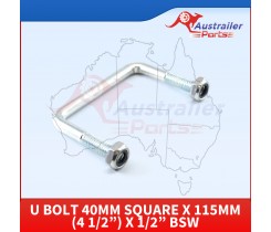  U Bolt 40mm Square X 115mm (4 1/2”) X 1/2”