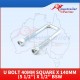 U Bolt 40mm Square X 140mm (5 1/2”) X 1/2”