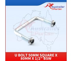 U Bolt 50mm Square X 80mm X 1/2”