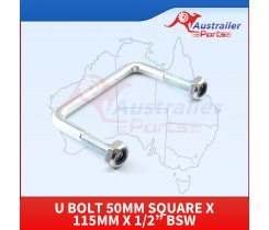 U Bolt 50mm Square X 115mm X 1/2” 