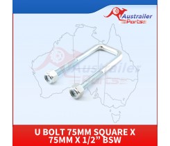 U Bolt 75mm Square X 75mm X 1/2” 