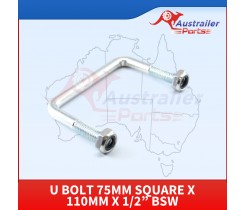 U Bolt 75mm Square X 110mm X 1/2” 