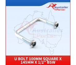 U Bolt 100mm Square X 145mm X 1/2”