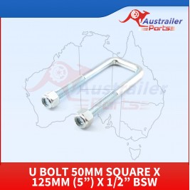 U Bolt 50mquare X 125mm (5”) X 1/2”