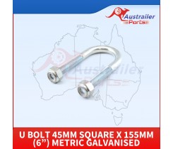  U bolt 45mm square x 155mm (6”)