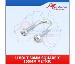 U bolt 50mm square x 155mm Metric