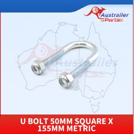 U bolt 50mm square x 155mm Metric