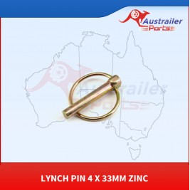 Lynch Pin 4 X 33mm Zinc