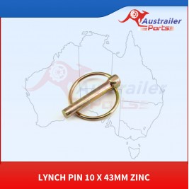 Lynch Pin 10 X 43mm Zinc