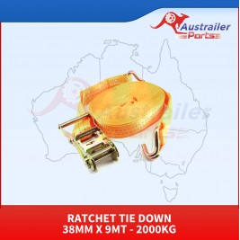 Ratchet Tie Down 38mm X 9mt - 2000kg