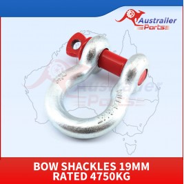 Bow Shackles 19mm Rated 4750kg