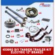 D.I.Y 4500kg ELECTRIC TANDEM TRAILER KIT WITH 70MM COUPLING. 12" ELECTRIC BRAKES