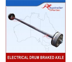 Electrical Drum Braked Axle 40 sq 1Tonne Completed