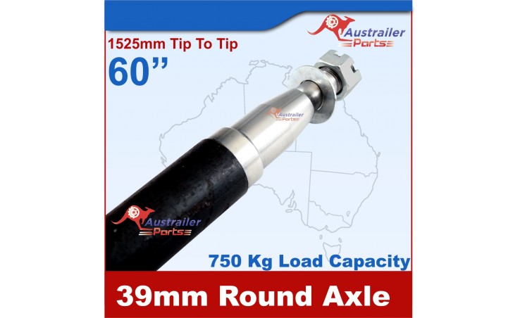 Axle 39 mm Round 60"(1525 mm)