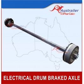 Electrical Drum Braked Axle 40 sq 1Tonne Completed